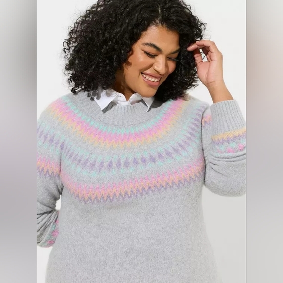 TORRID Mini Vegan Cashmere Mock Neck Sweater Dress Long Sleeve Size 2 = 2X - Picture 13 of 15